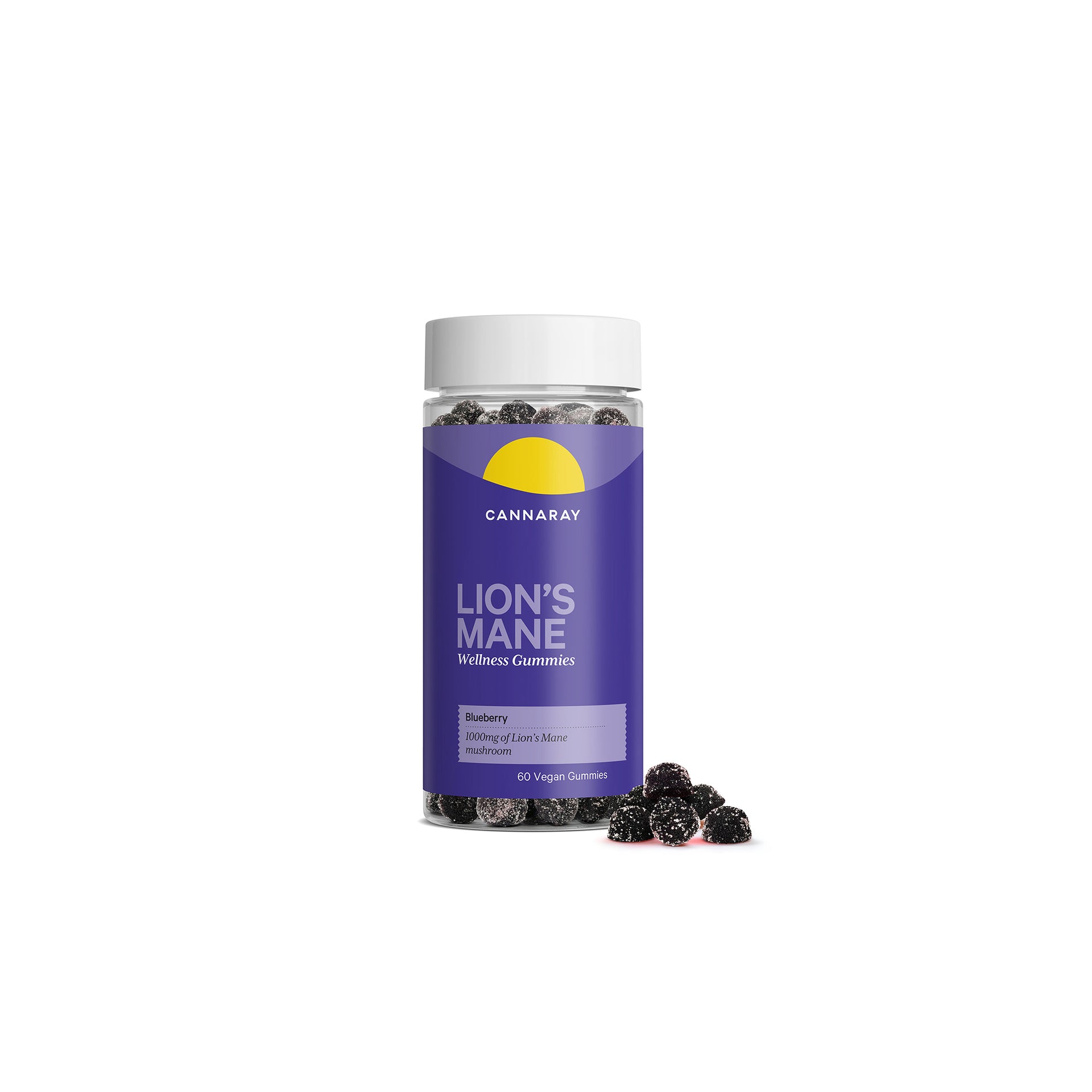 Blueberry Lion's Mane Wellness Gummies - Last Stock
