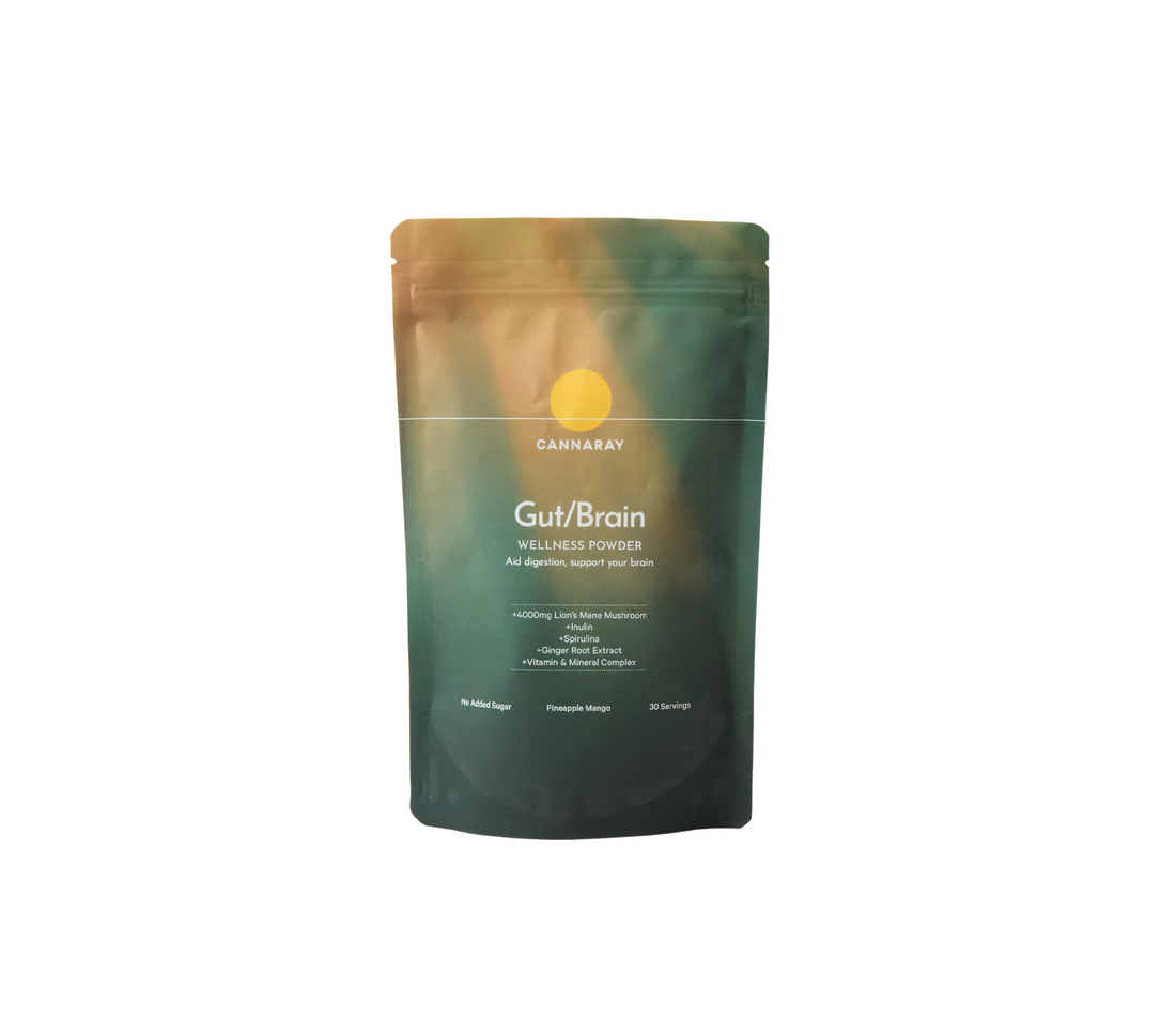 Cannaray Gut/Brain Powder - Mango & Pineapple Blend product packshot
