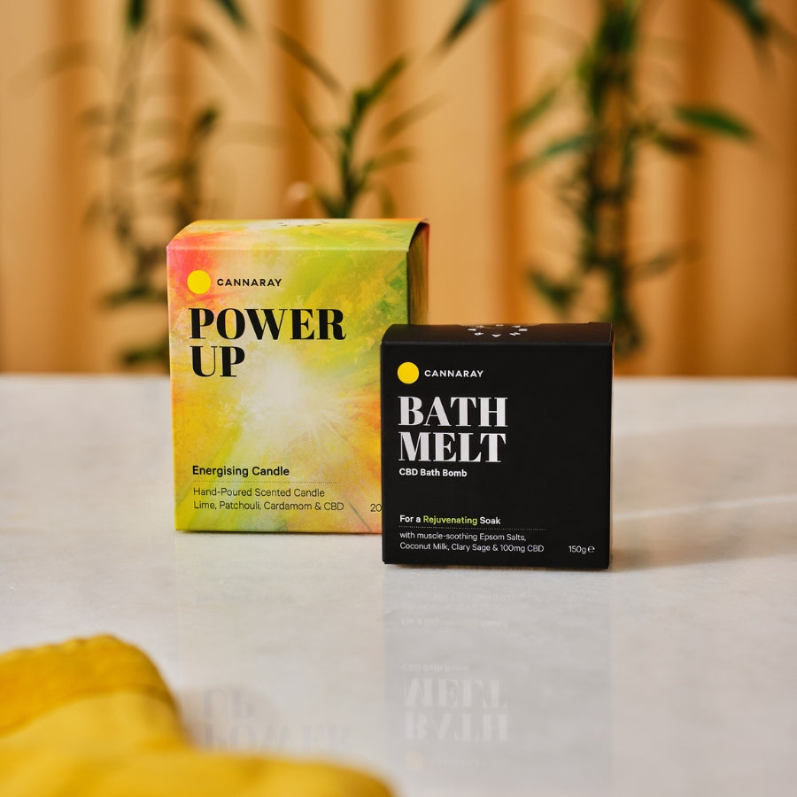 Power Up Candle and Bath Duo