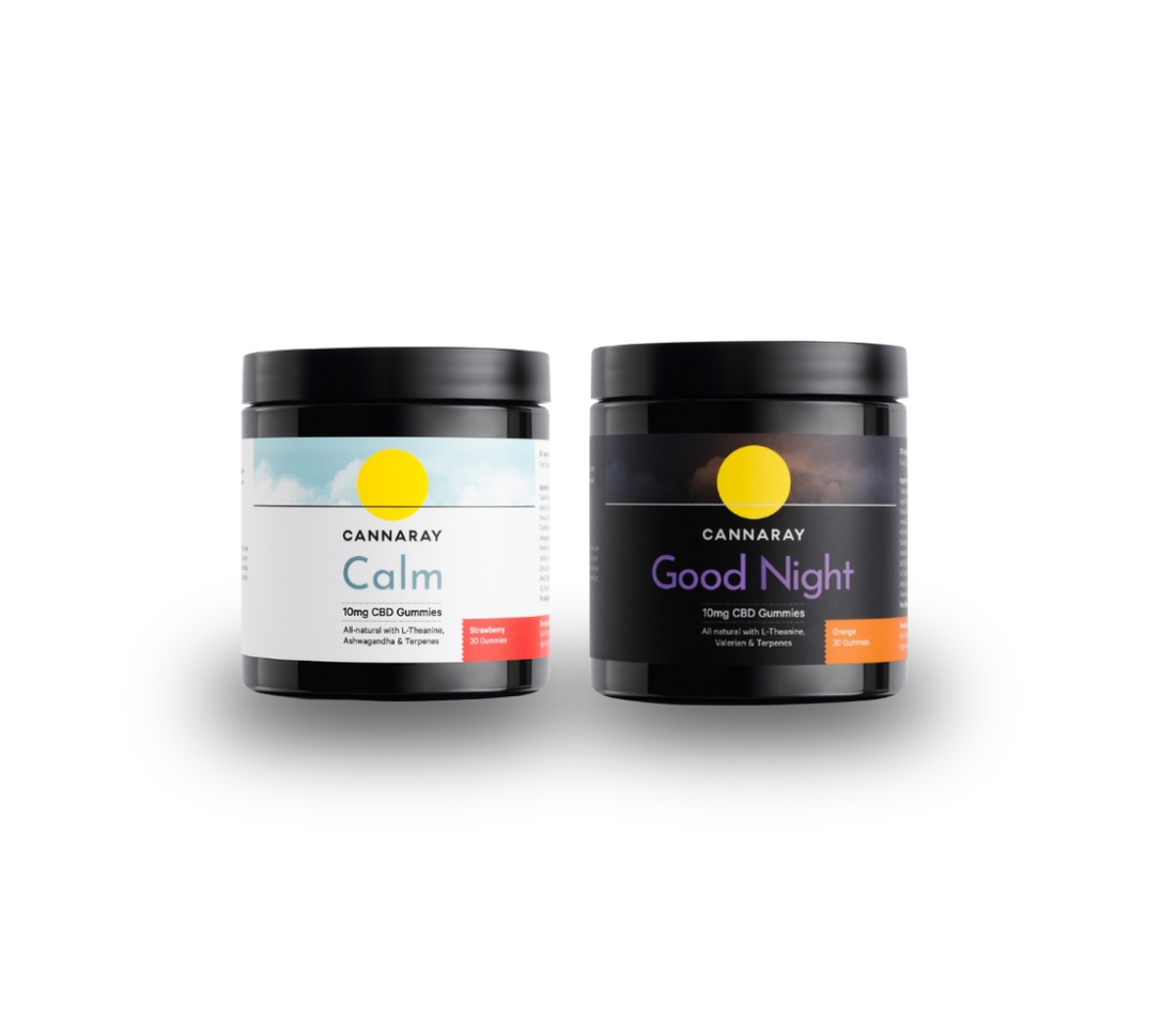 Cannaray Calm & Good Night Bundle product packshot