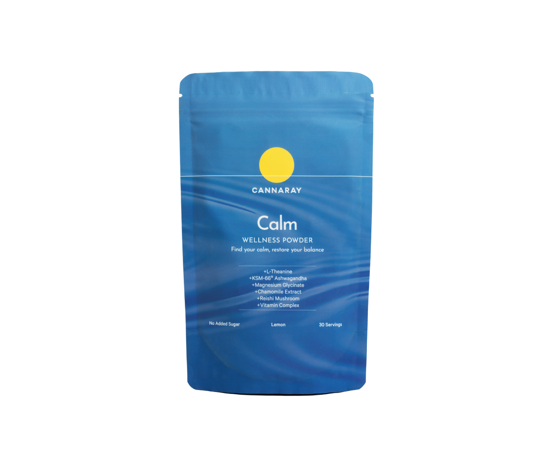 Cannaray Calm Wellness Powder – Lemon Flavour product packshot