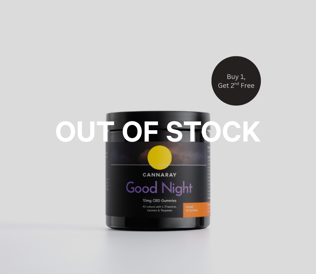 Orange Good Night CBD Gummies With Valerian & Terpenes