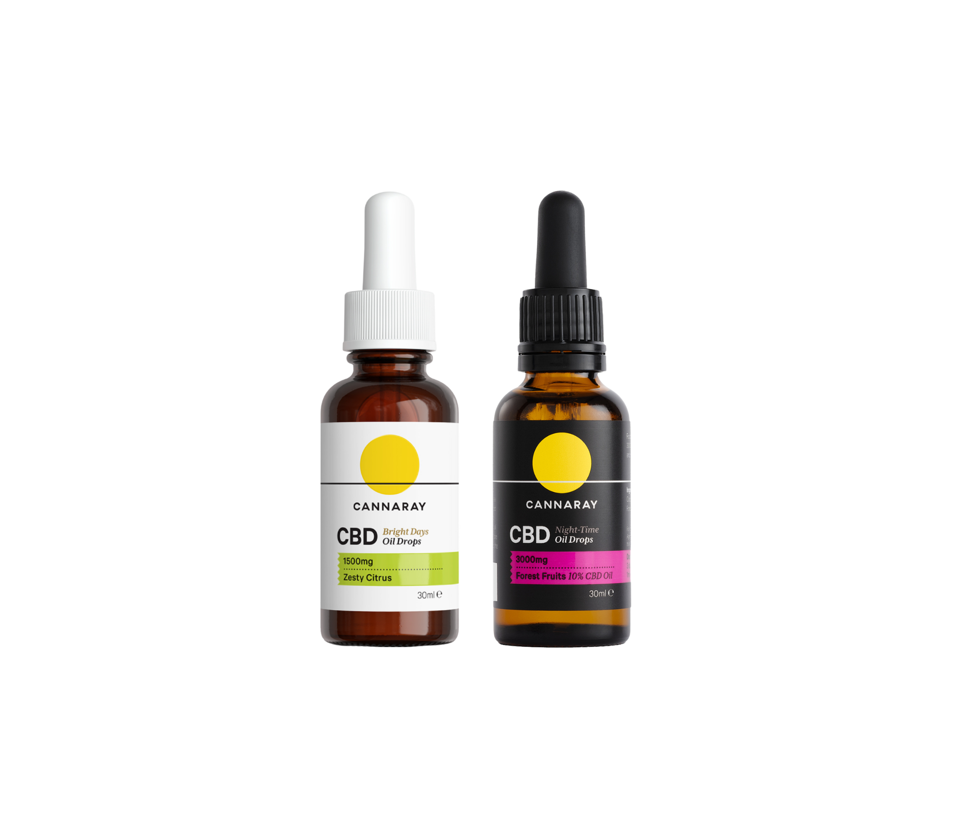 Day & Night CBD Oil Kit – Citrus & Forest Fruit