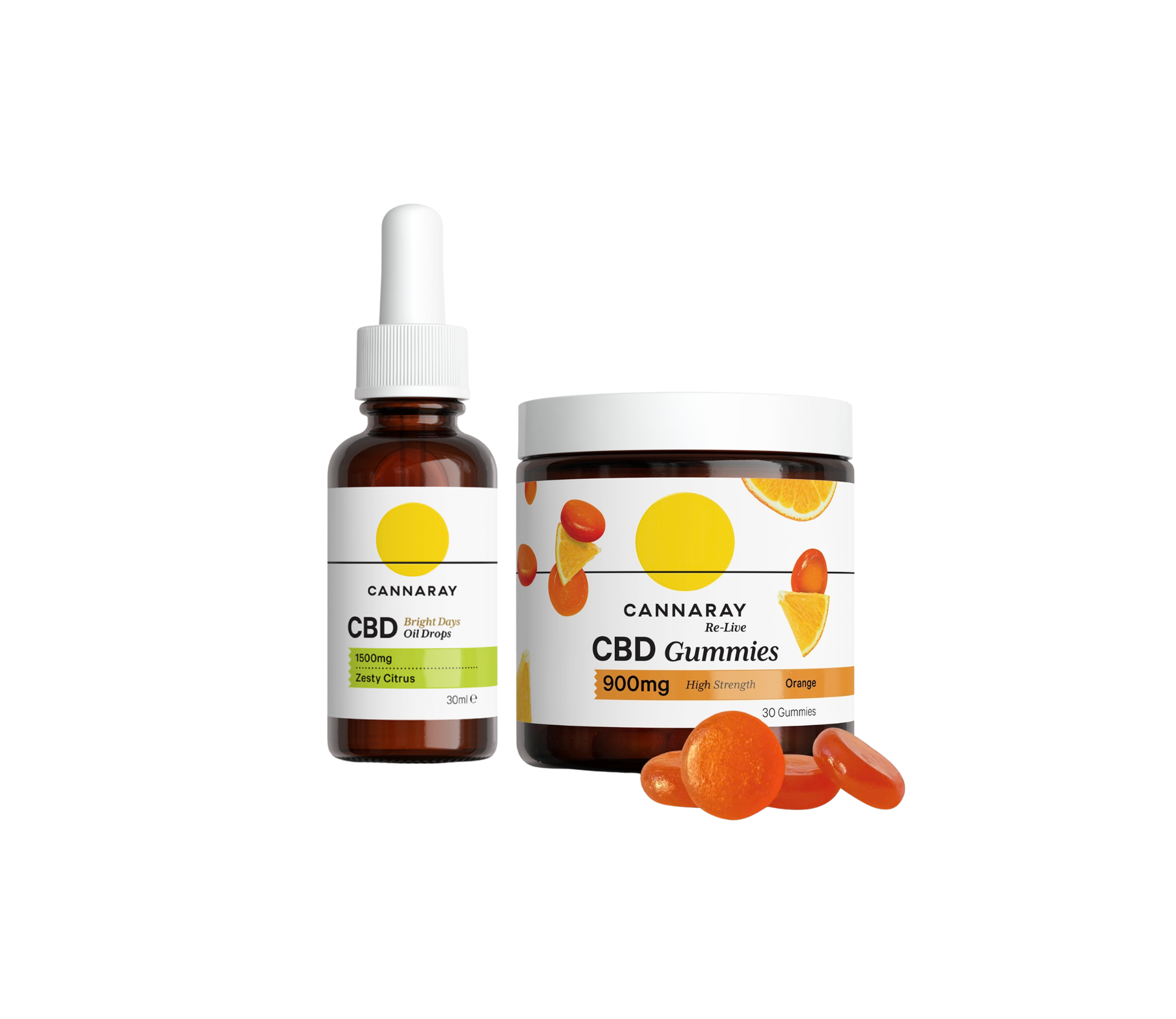 Bright Days CBD Gummies & Oil Kit