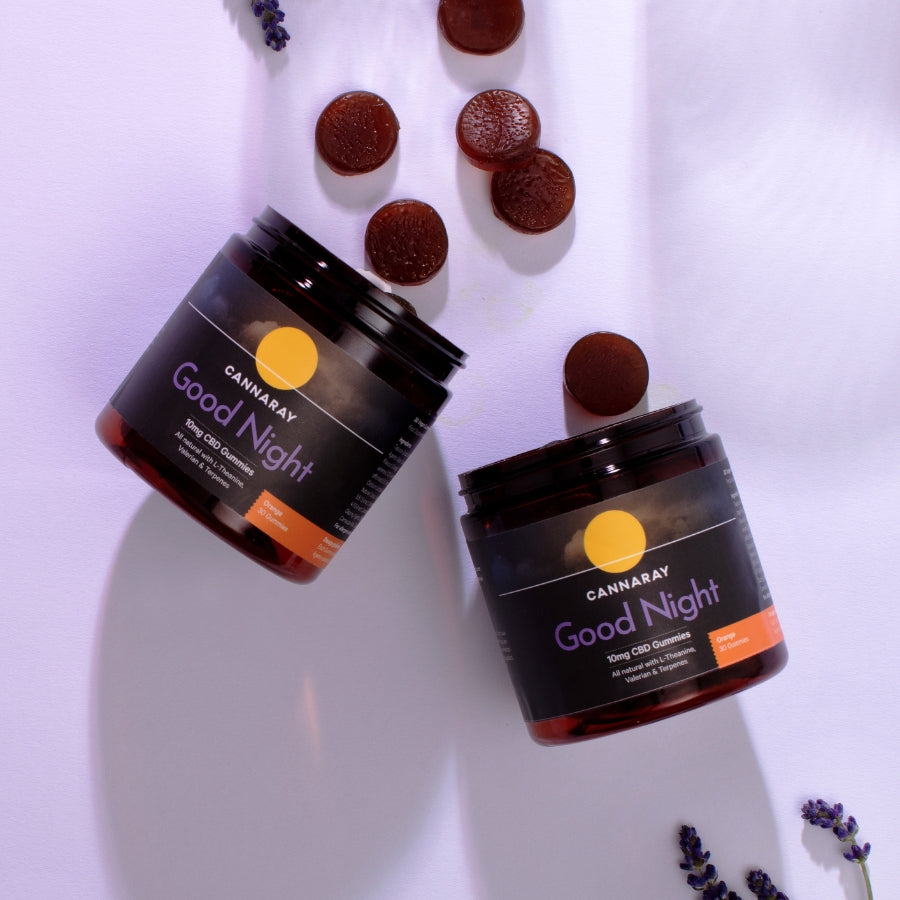 Cannaray Good Night CBD Gummies With Valerian & Terpenes product photo