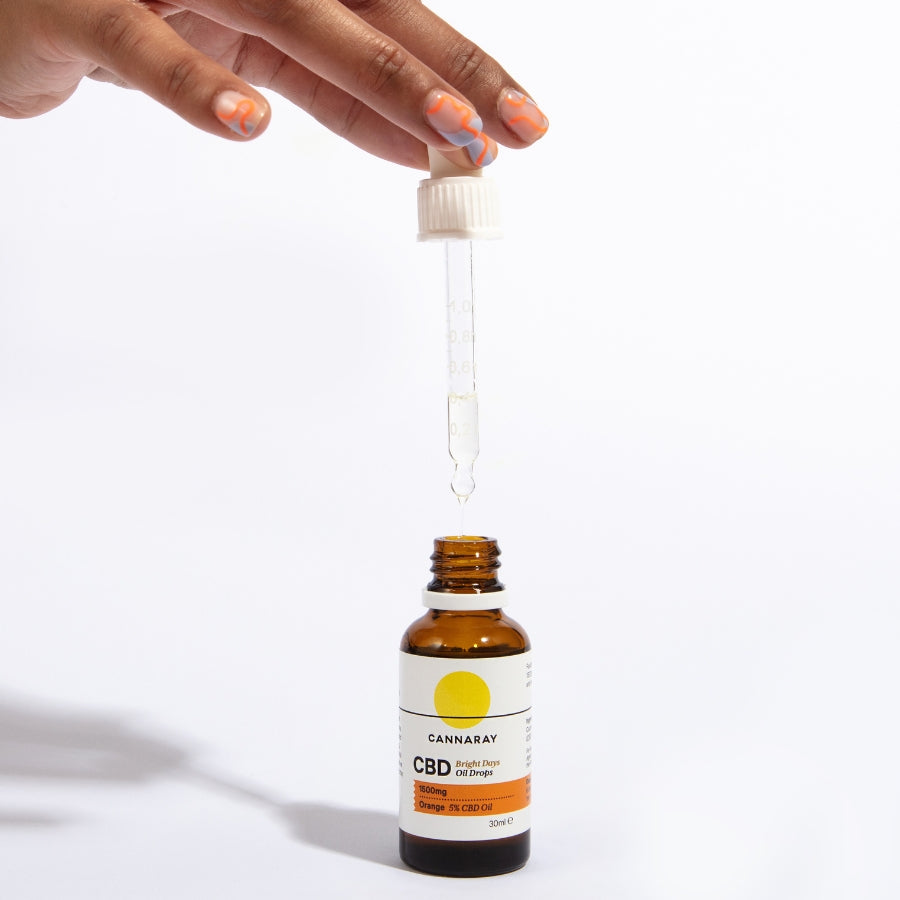 Cannaray Bright Days Oil Drops - Juicy Orange product photo