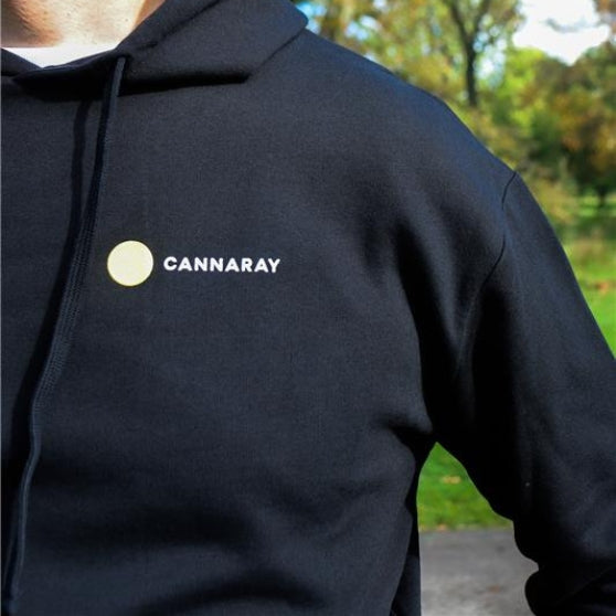 Cannaray Black Hoodie