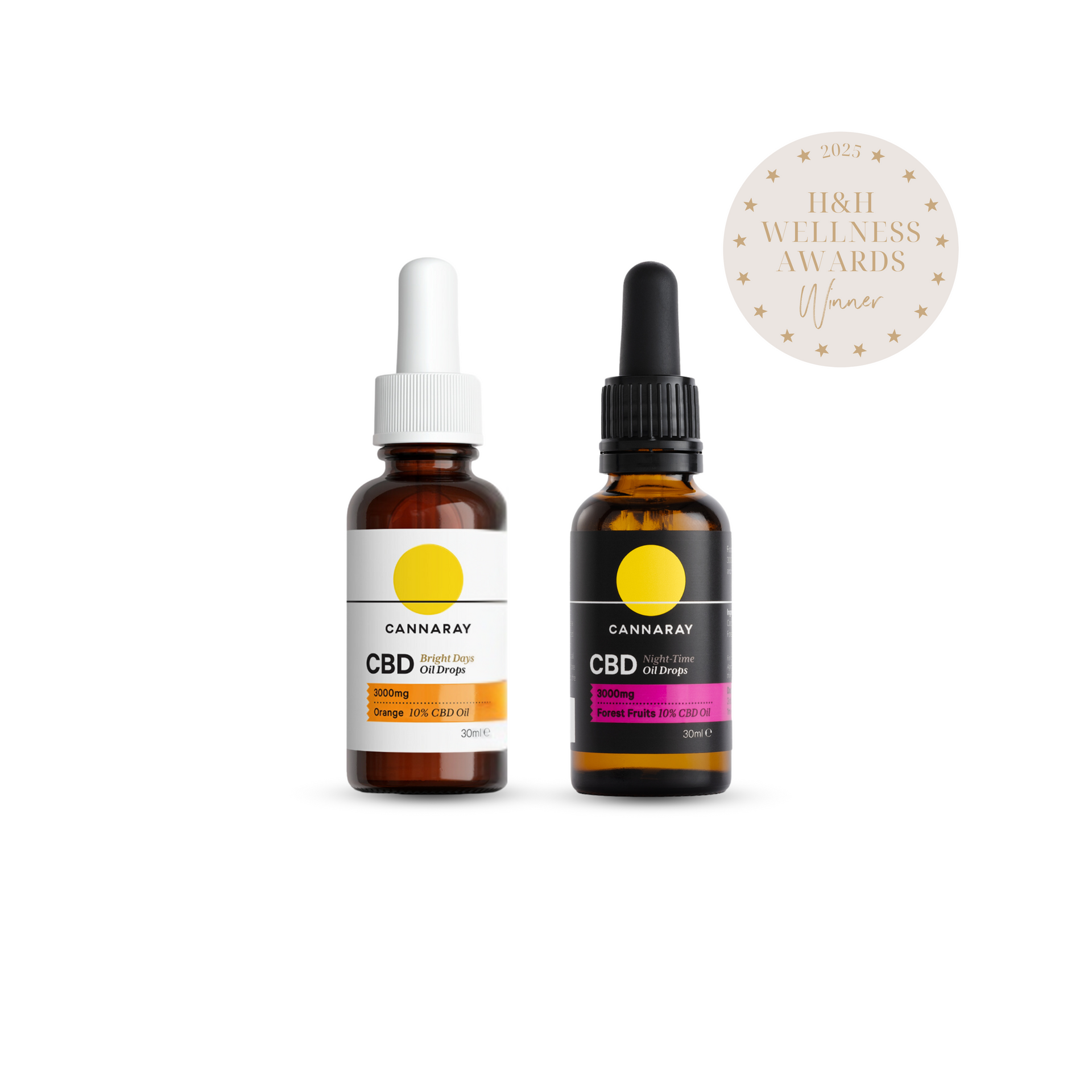 Day & Night CBD Oil Kit – Orange & Forest Fruits