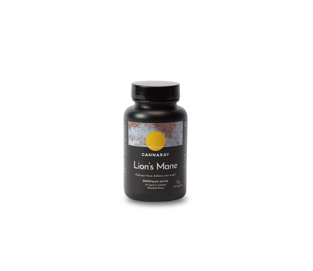 Cannaray Lion’s Mane Capsules product packshot