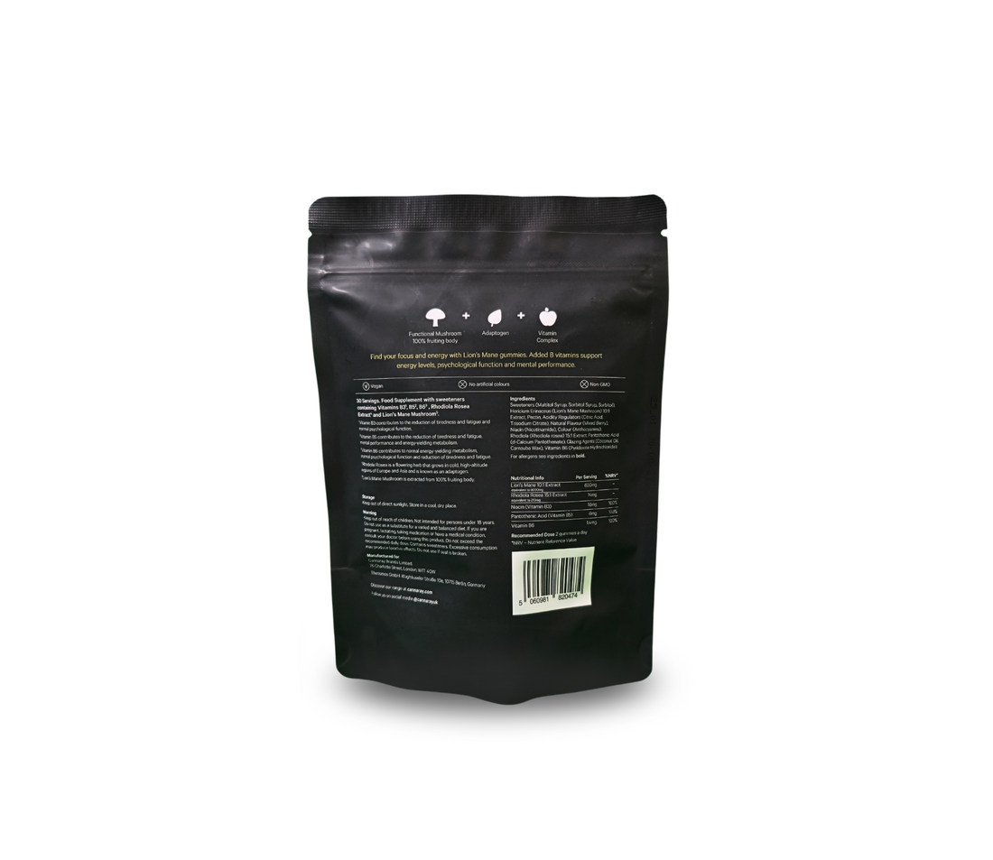Cannaray Lion’s Mane Gummies - Mixed Berry Flavour product photo