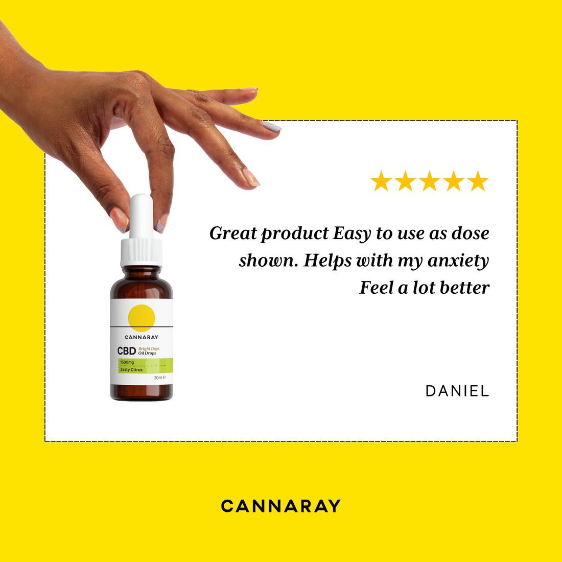 Cannaray Bright Days Oil Drops - Lime & Juniper – customer reviews and star ratings