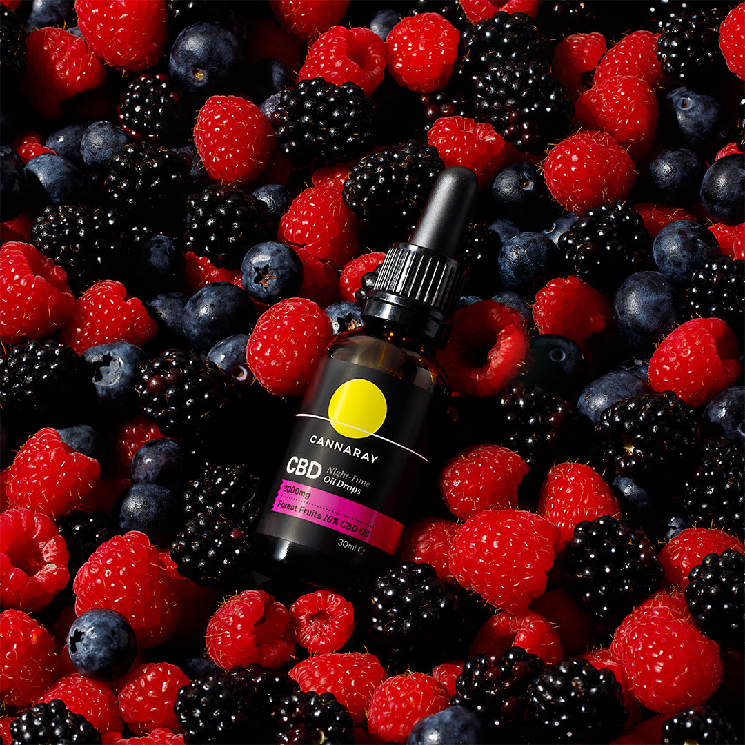 Cannaray Night Time Oil Drops - Forest Fruits product photo