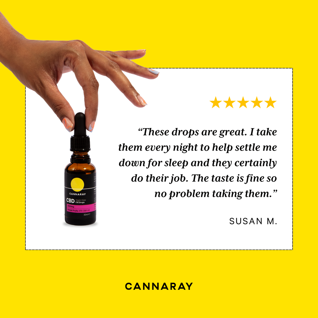 Cannaray Night Time Oil Drops - Forest Fruits – customer reviews and star ratings