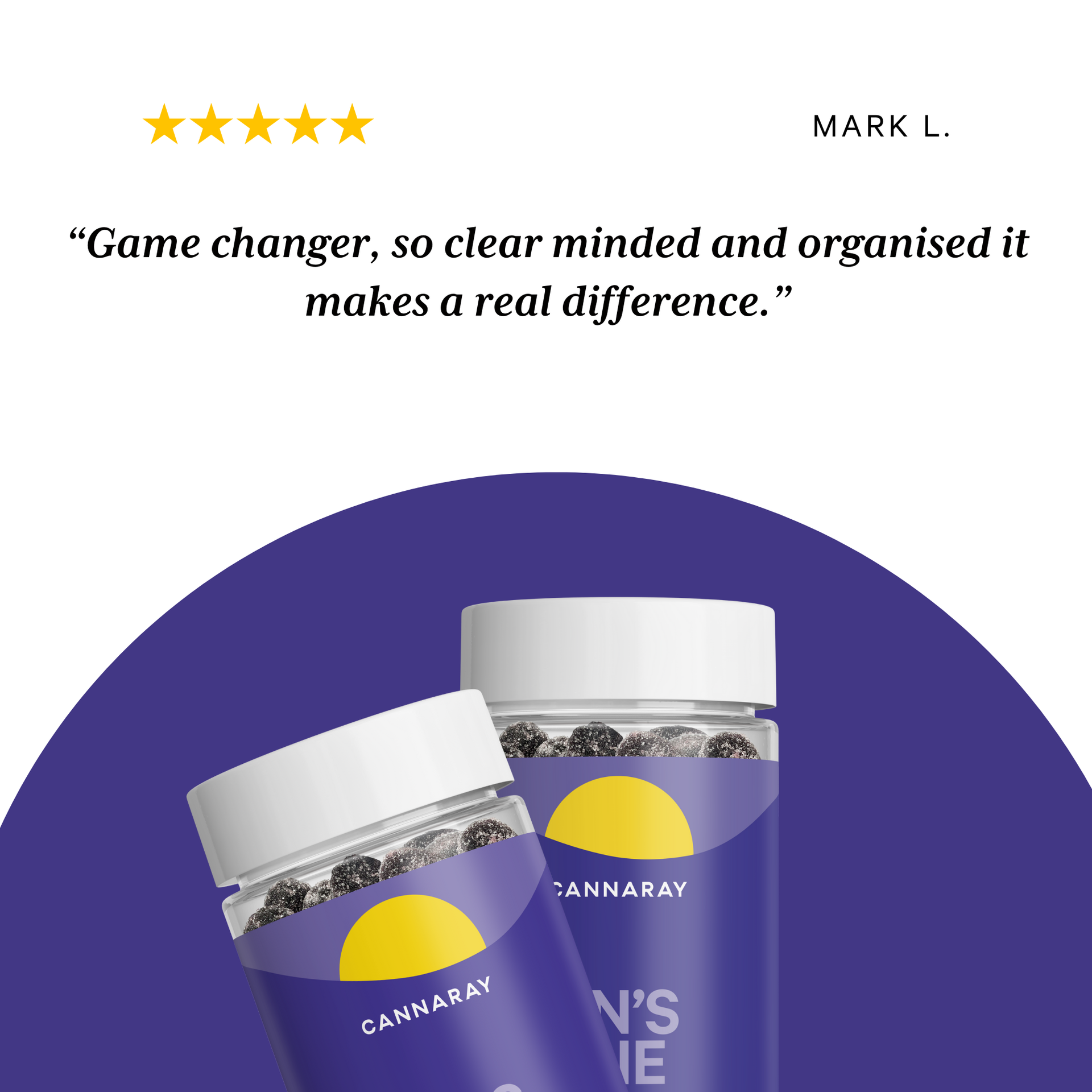 Blueberry Lion's Mane Wellness Gummies