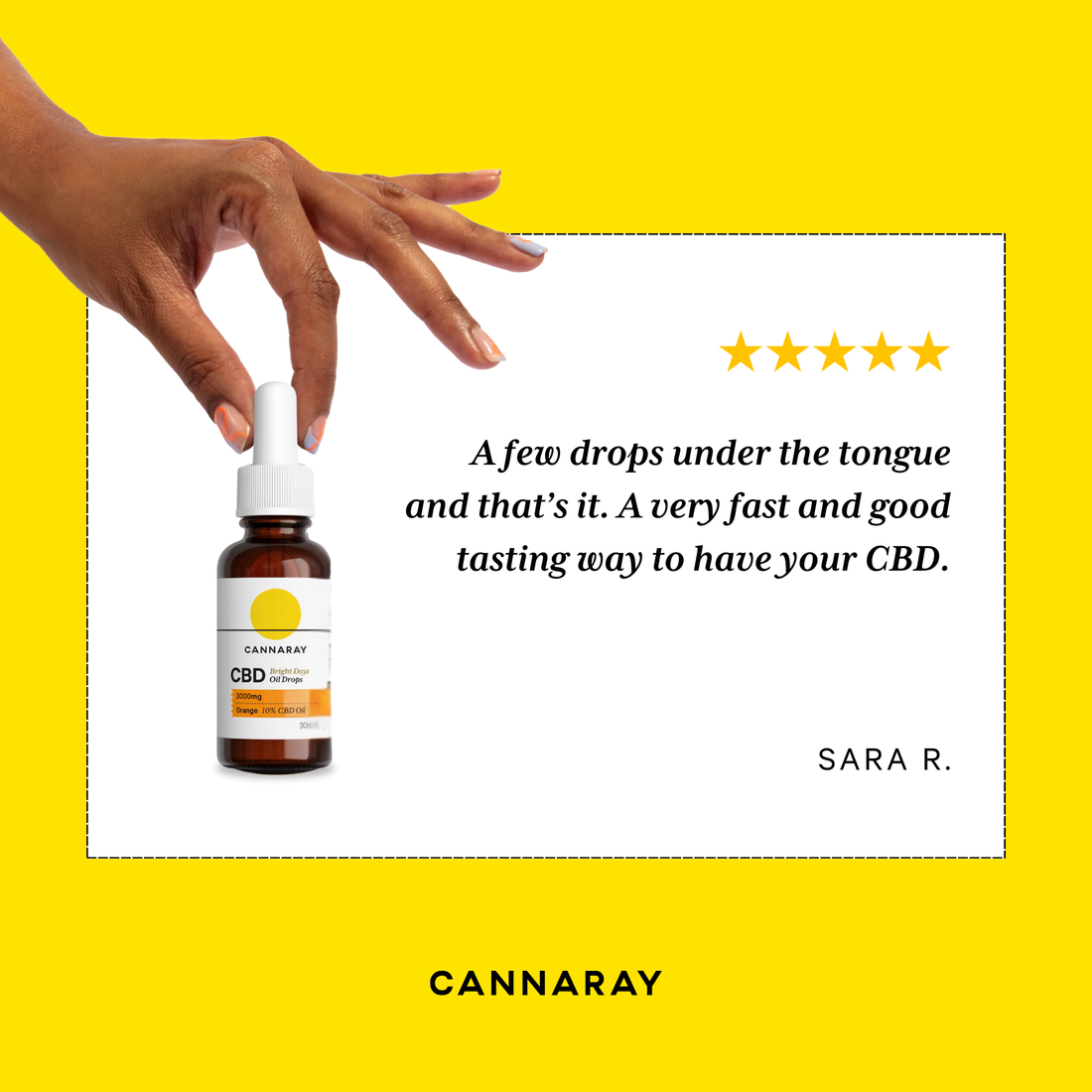 Cannaray Bright Days Oil Drops - Juicy Orange – customer reviews and star ratings