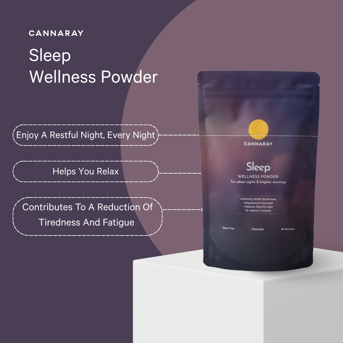 Sleap Powder Sleep Powder | Wellness Powder Supplement | Cannaray