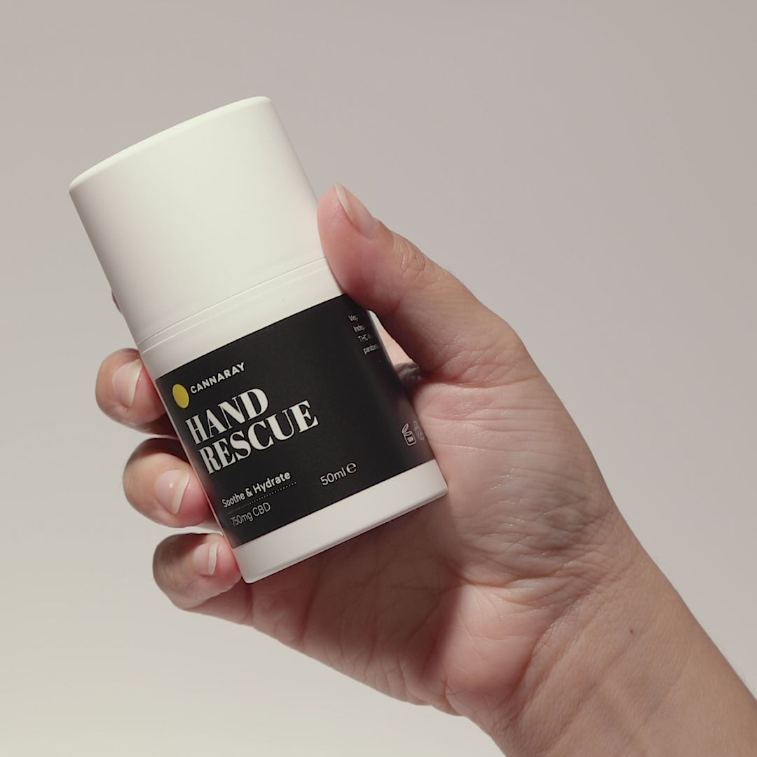 Cannaray Hand Rescue CBD Hand Cream product video