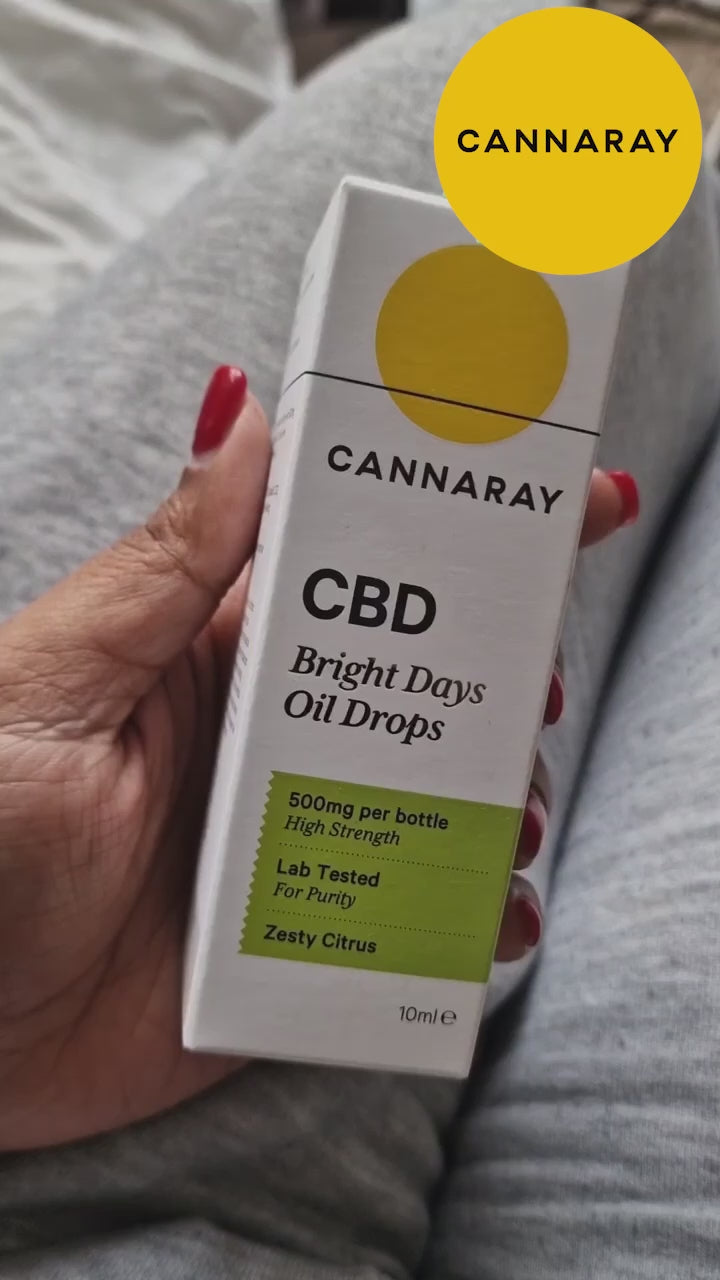 Cannaray Bright Days Oil Drops - Lime & Juniper product video
